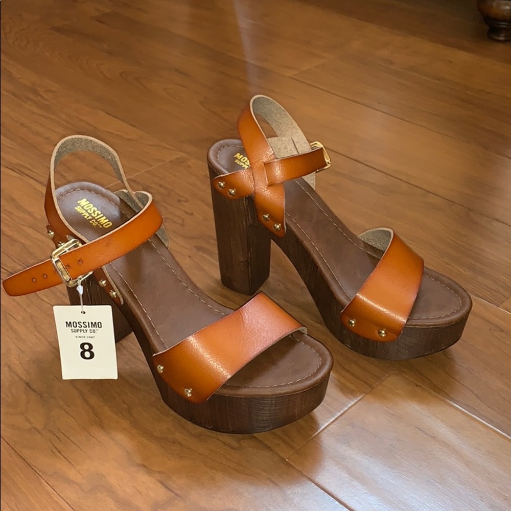 Mossimo Supply Co. Cognac/ Cali Wedge Sandal